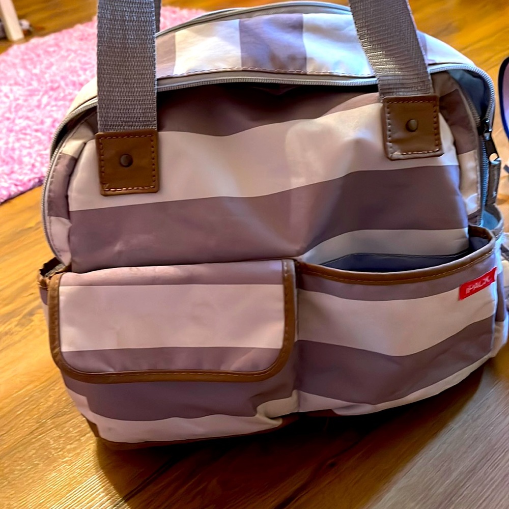 diaper bag.